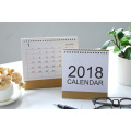 Impression de calendrier de bureau du nouvel an 2018 de conception personnalisée